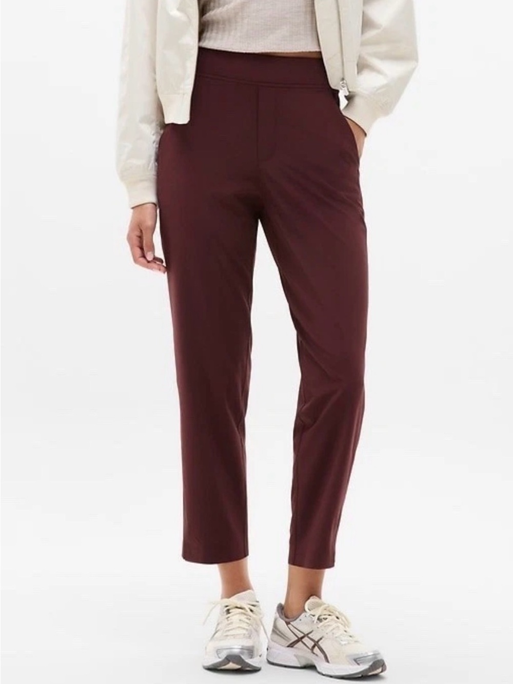 Athleta Brooklyn Ankle Pant.  Garnet. Size 6